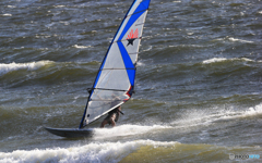 「ブルー」　素敵な・ウインドサーフィン