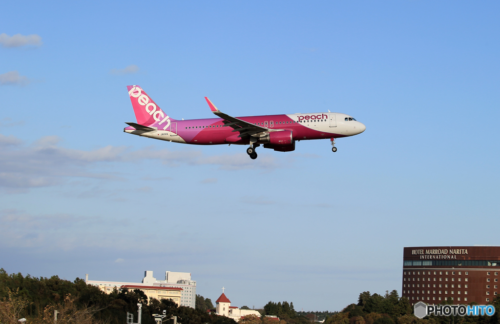 「晴れ」peach A320-214 JA11VA baniraki