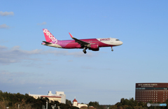 「晴れ」peach A320-214 JA11VA baniraki