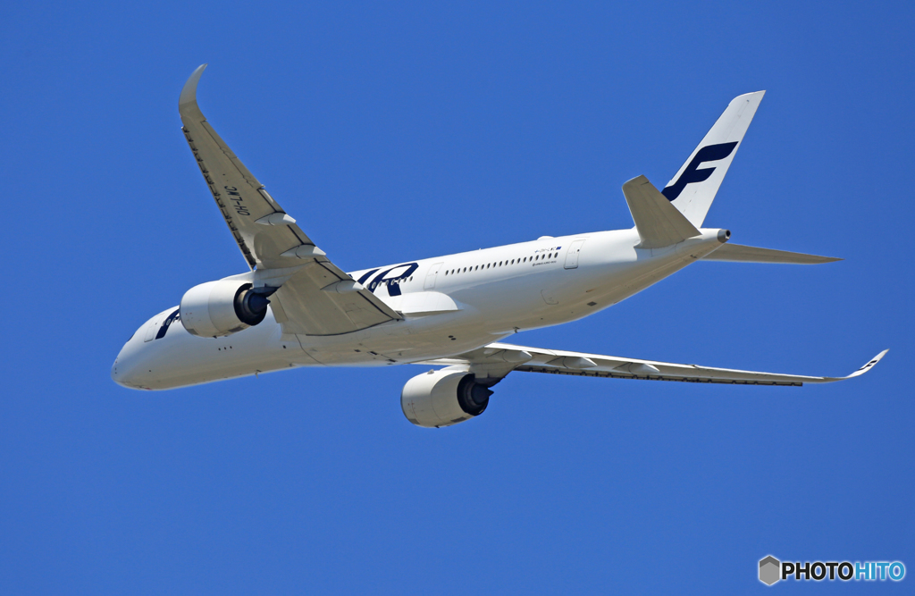 「青い空」が一番Finnair A350-941 OH-LWC飛ぶ