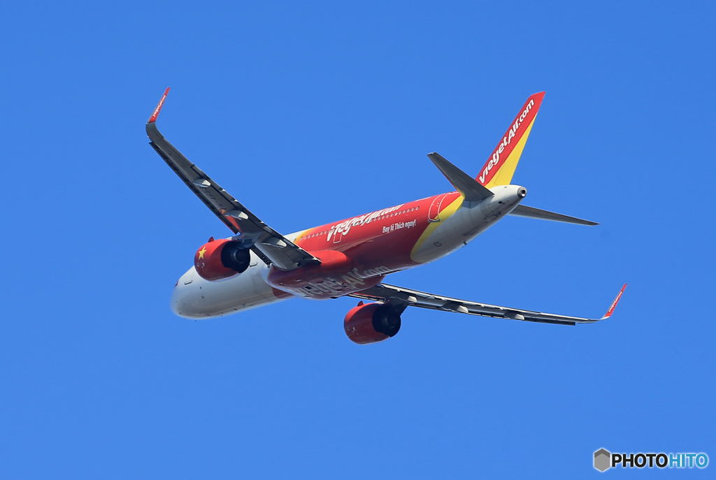 「あおぞら」Vietjet A321-271N 離陸