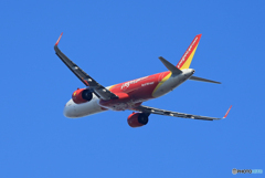 「あおぞら」Vietjet A321-271N 離陸