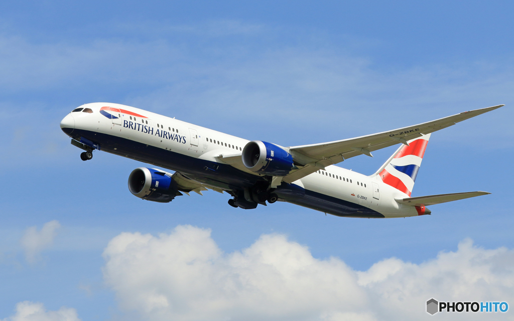 「青が好き」 BRITISH 787-9 G-ZBKE 出発