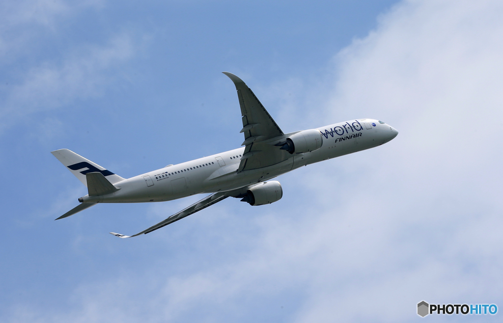 「あおぞら」Finnair A350-941 OH-LWB Takeoff 