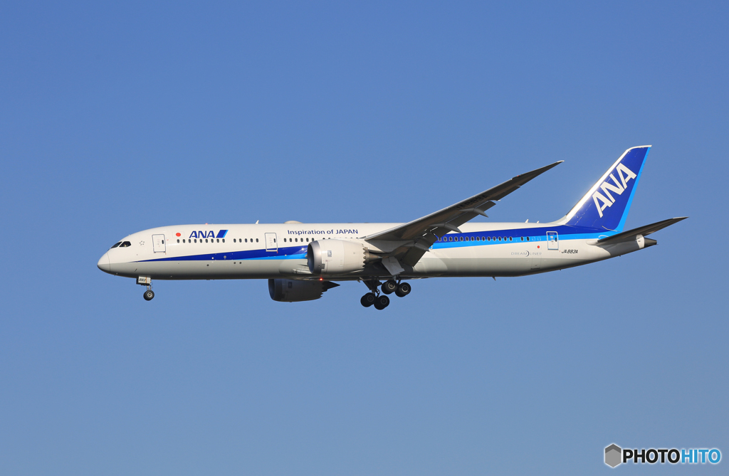 「SKY」 ANA 787-9 JA883A Landing