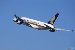 ☀「青い空」が一番 Singapore A380-841出発 