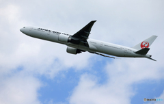 「すかい」JAL 777-346 JA736J  Takeoff 