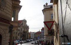 チェコ（６６２）プラハの街並みを歩く