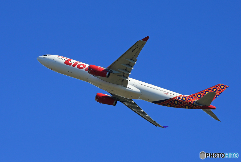 「青の空」Lion Air  A330-343 HS-LAJ  Takeoff