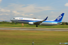 ☮伊丹空港に行って来ました・☮ANA 到着