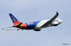 「青色」 Air Calin A330-202 F-OHSD 出発です