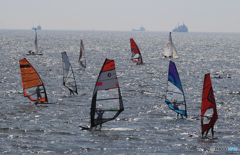 「クール」良き日のウインドサーフィン