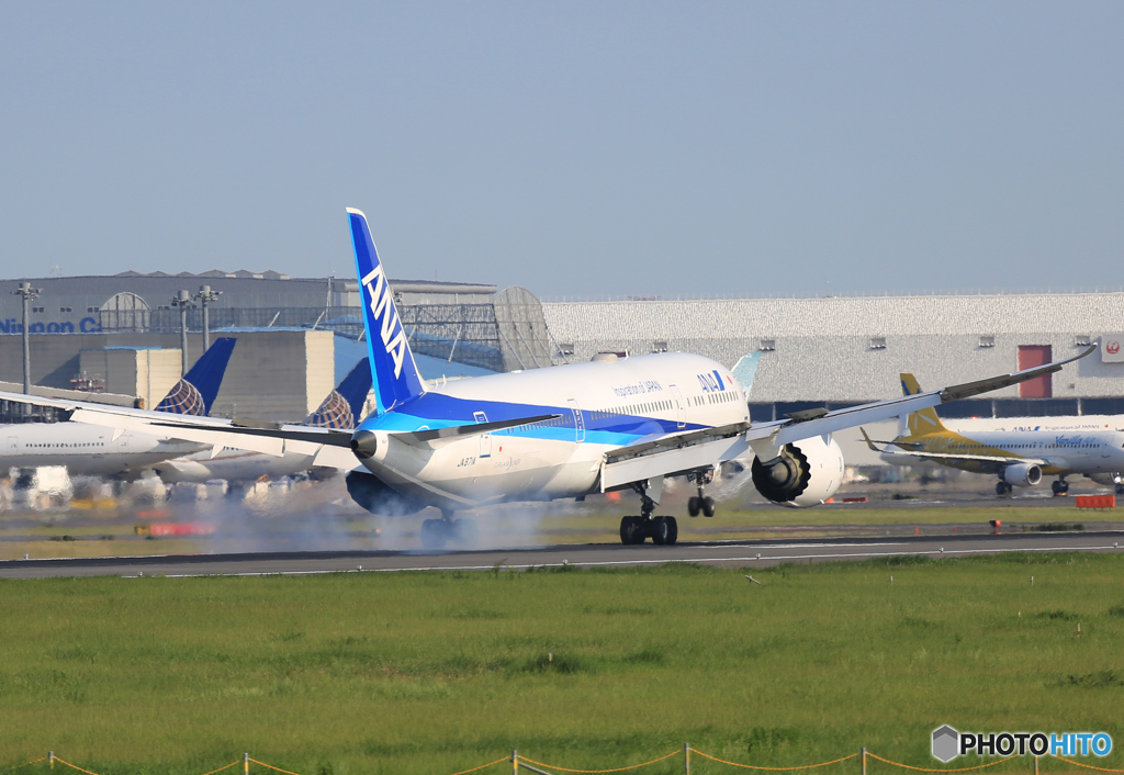 「空色」 ANA 787-9 JA871A到着しました