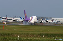 「Blue」THAI A380-841 HS-TUE  Landing