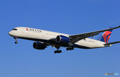 「青い日」DELTA A350-941 N507DN  Landing
