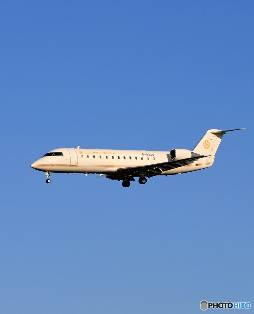 「群青」 Private ボンバルディア CRJ200  Landing　