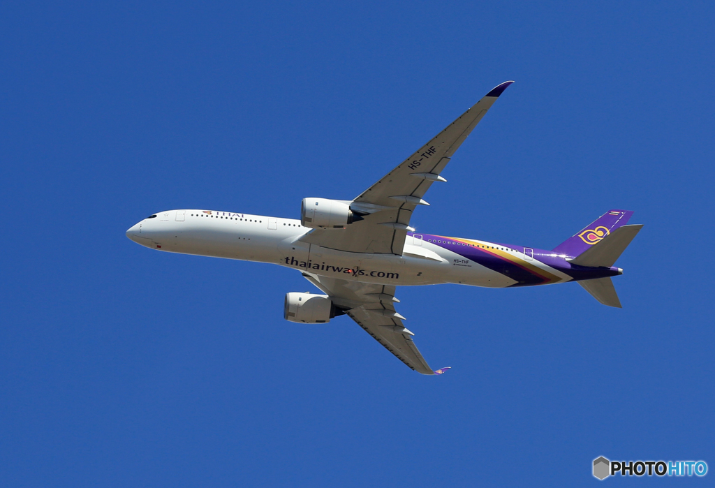 「SKY」 Thai A350-941 HS-THF ☮Takeoff