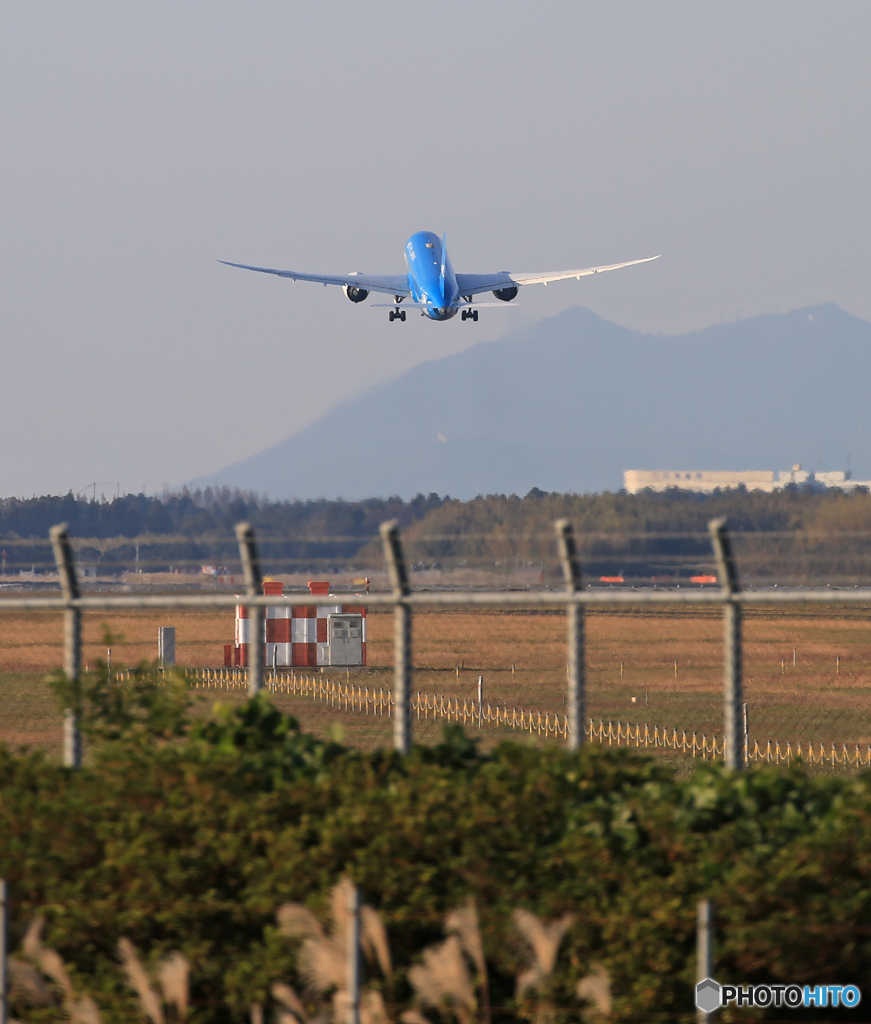 アモイ７８７−９B-1356 Takeoff「青色が好き」