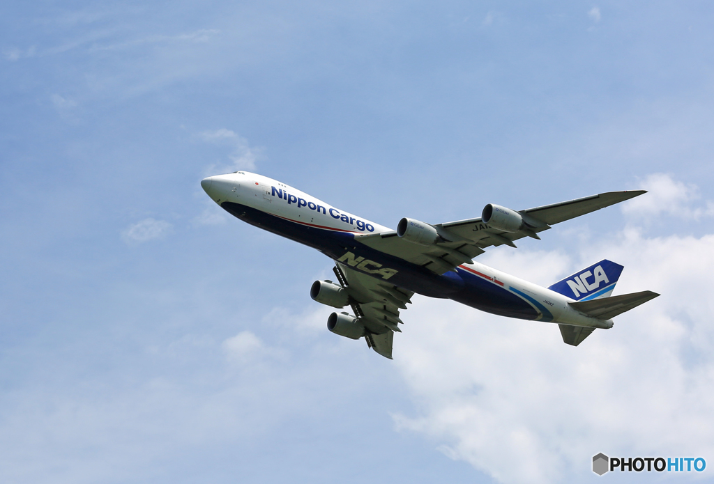 ☀「青い空」が一番 NCA 747-8KZF JA12KZ出発