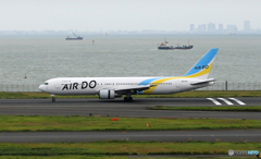 「スカイ」AIR DO 767-300   Landing