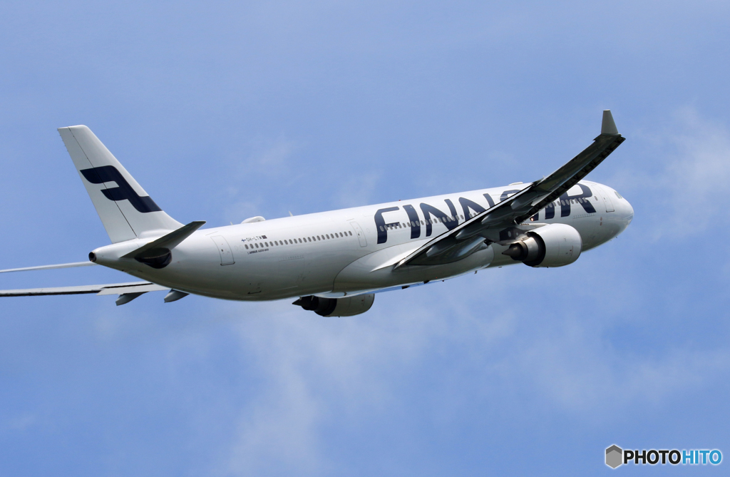 「青い空」が一番 Finnair A330-300 OH-LTM出発です