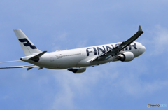 「青い空」が一番 Finnair A330-300 OH-LTM出発です