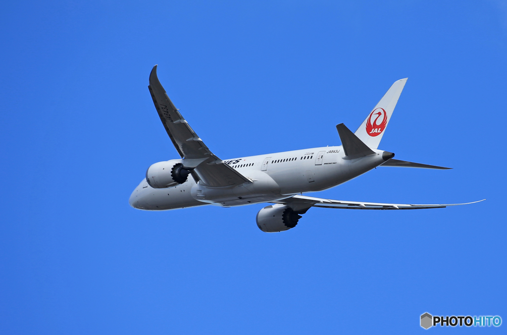 「Blue」JAL 787-8 JA843J Takeoff 