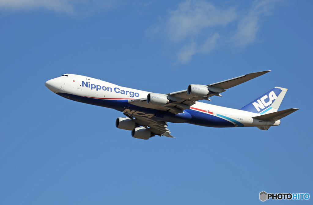 「ぶるー」 NCA 747-8KZF JA14KZ 出発