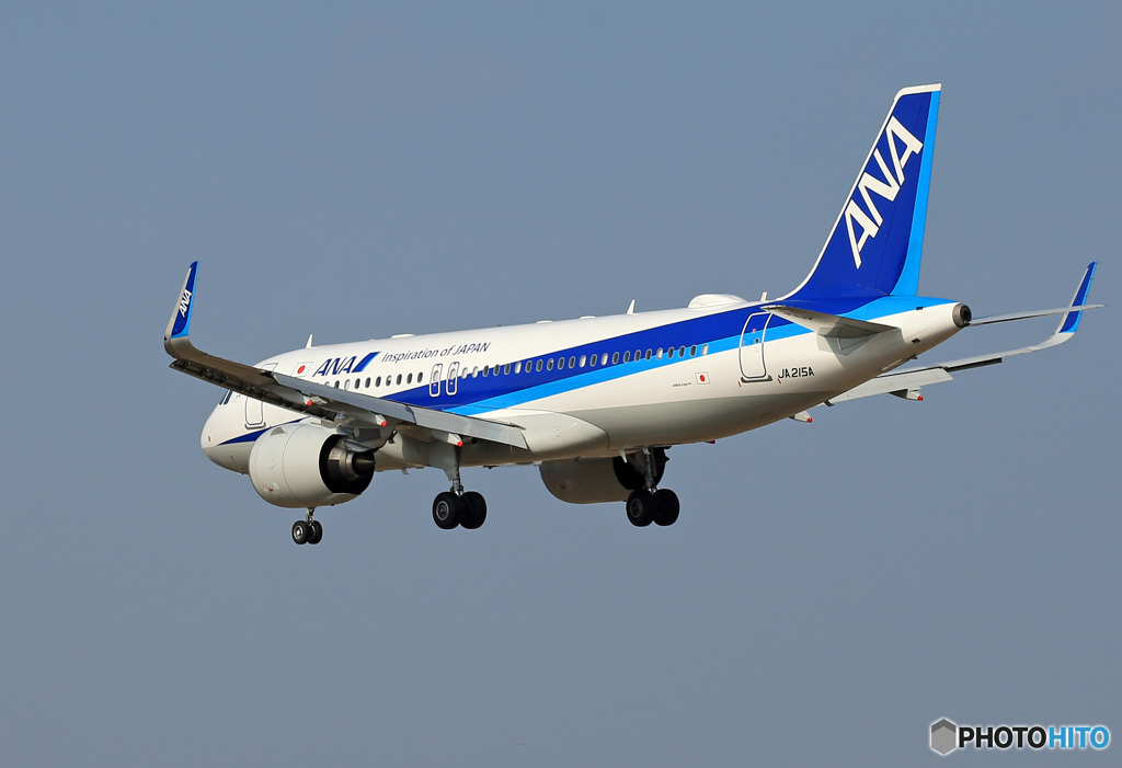 「良い空～」ANA A320-271N JA215A