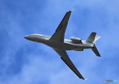 「群青」Private　ダッソウファルコン７X　飛行