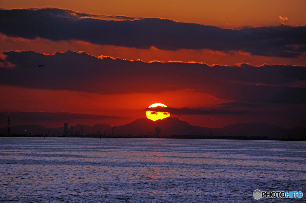 ☮ 思い出の１枚　「夕焼け雲」と「大五郎」☮