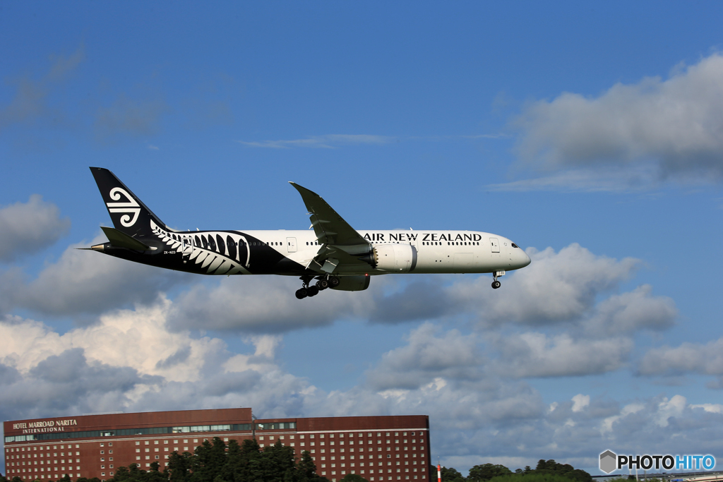 「すかい」 NZ ' 787-9 ZK-NZD Landing 