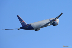 「すかい」 FedEx 777-FS2 N856FD Takeoff 