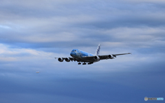 「空色」ANA Flying Honu A380-841着陸 