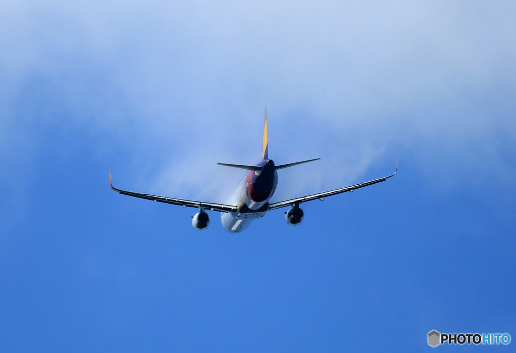 「晴れ」 ☮ A s i a n a  離 陸 ☮青空へ