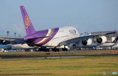 「そらー」 THAI A380-841 HS-TUE 着陸します