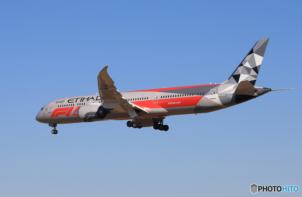 ☀「青い空」が一番 ETIHAD B787-9 F-1 カラー ようこそ!!