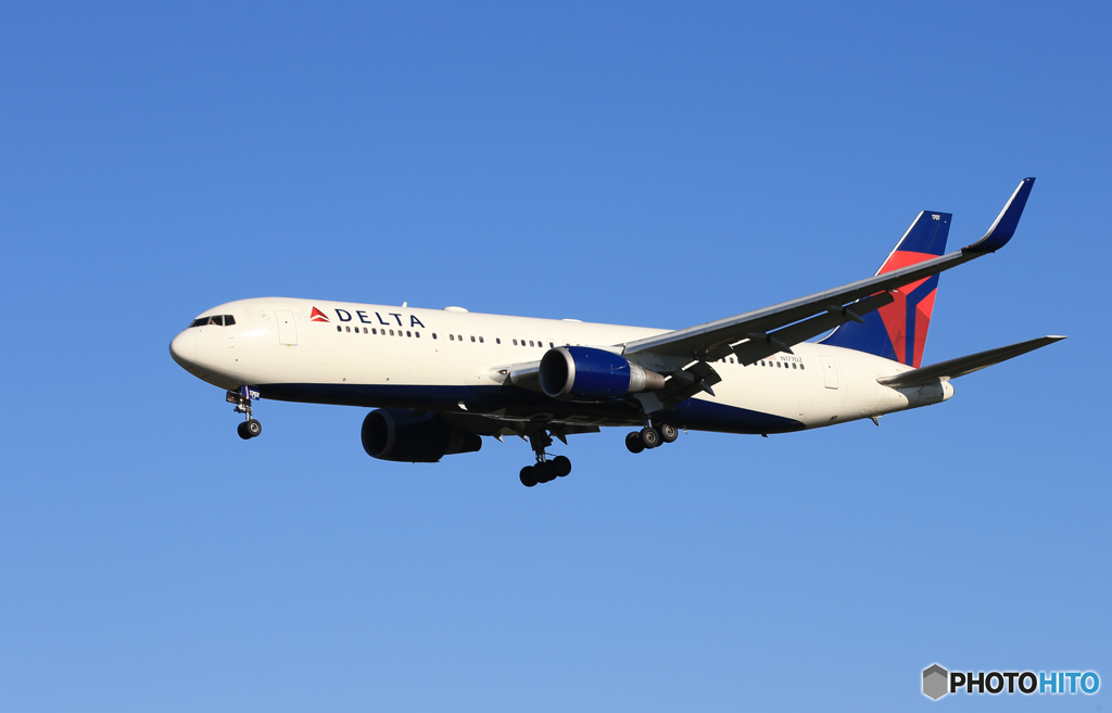 「群青」DELTA 767-332 N177DZ  着陸