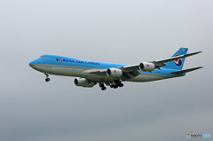 「雲」 Korean Cargo 747-8B5 HL7639 Landing