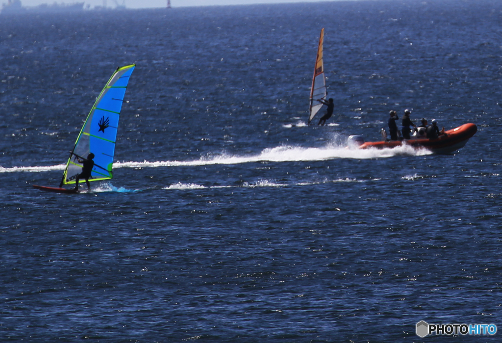 「Blue」海のスポーツ /　ウインドサーフィン  