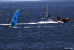 「Blue」海のスポーツ /　ウインドサーフィン  