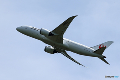 「青い日」JAL 787-8 JA826J  Takeoff