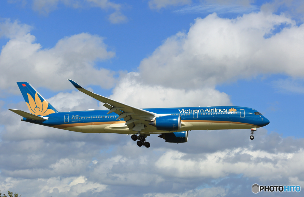 「青色」 Vietnam A350-941 VN-A896 到着です