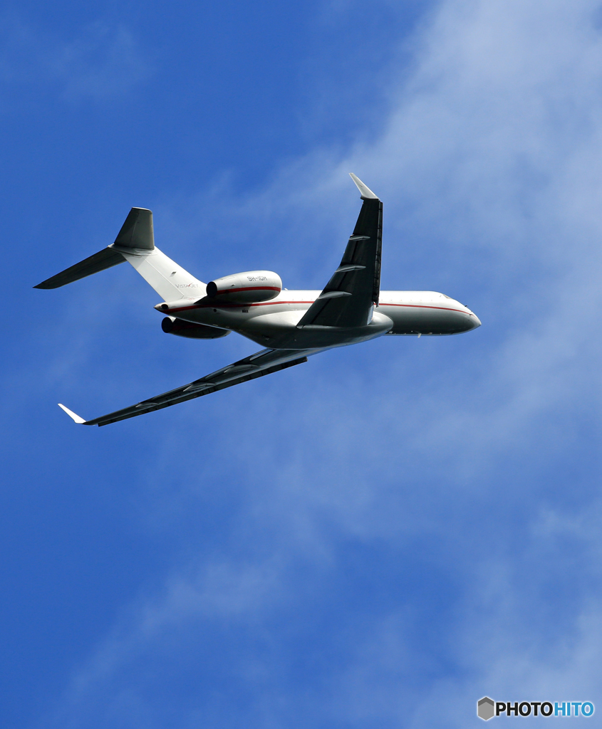 「良い天気」 Private ビスタジェットグローバル6000飛行