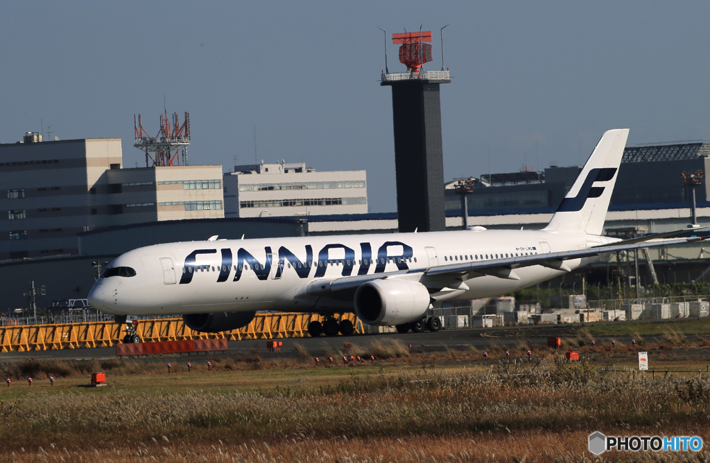 「青の空」Finnair A350-941 OH-LWG　Takeoff  