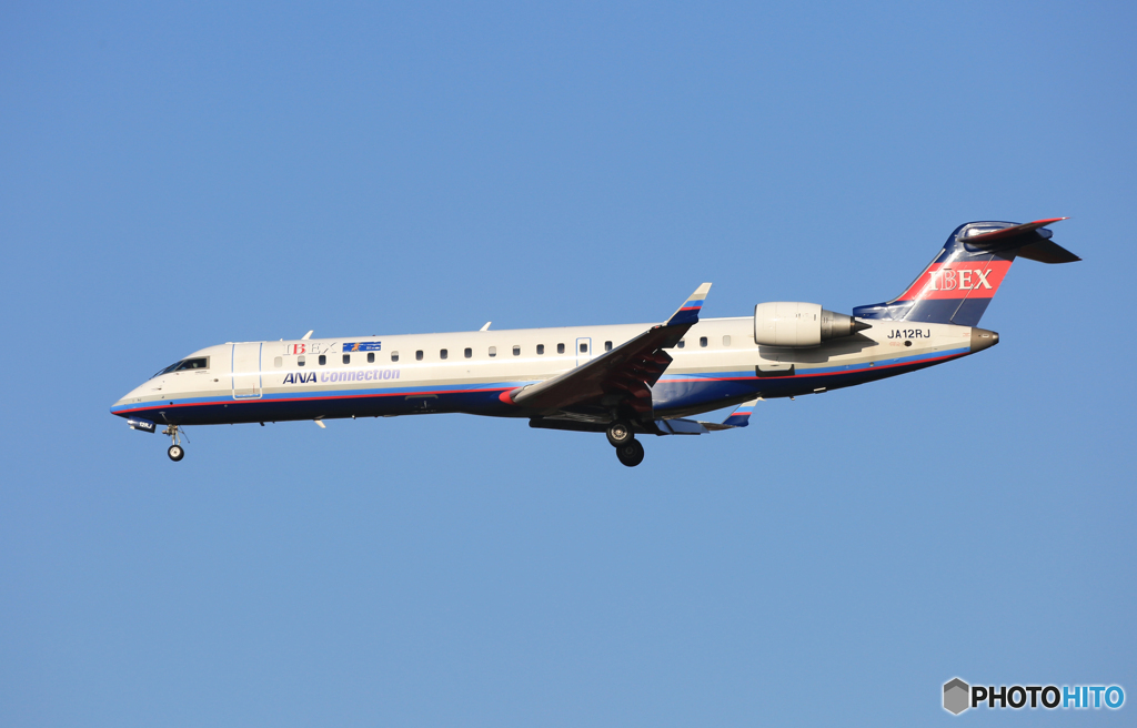 「はれ」IBEX CRJ-702 JA12RJ    Landing