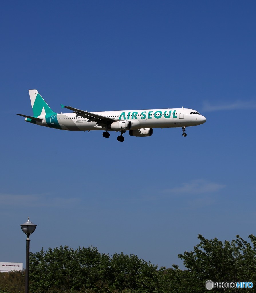 「青色が好き」Air Seoul A321-231 HL8266到着 