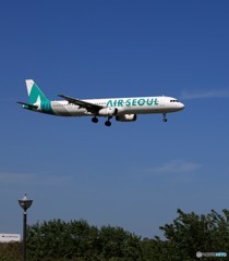 「青色が好き」Air Seoul A321-231 HL8266到着 