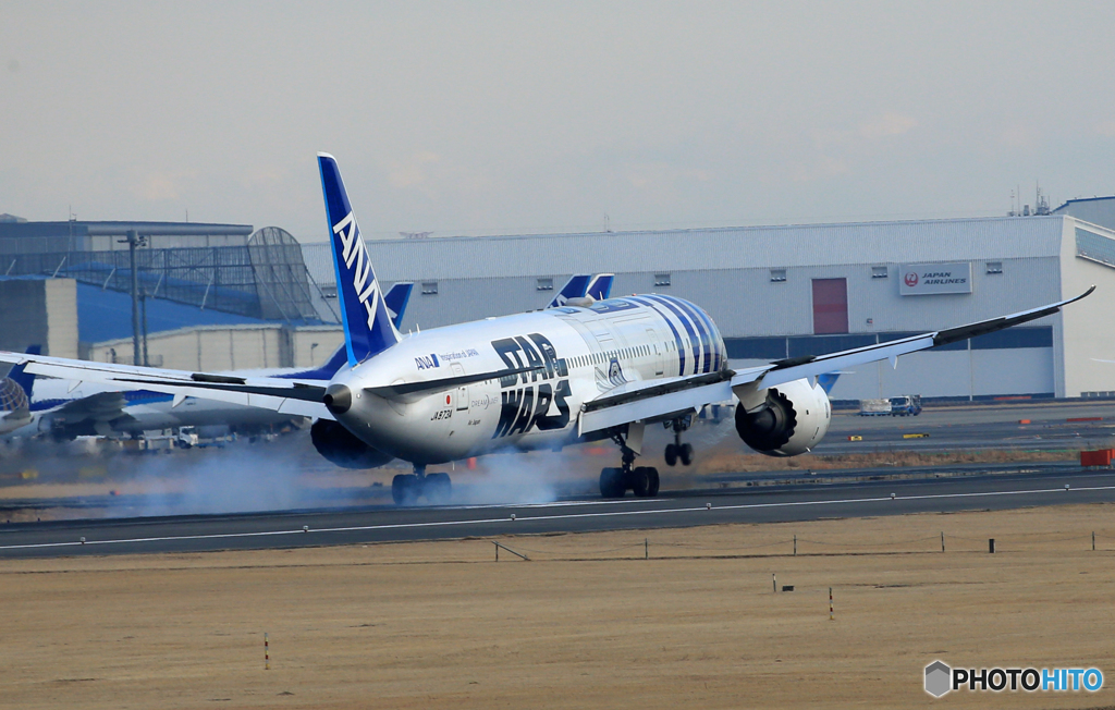 「良い天気」 ANA 787-8 JA873A [STAR WARS]