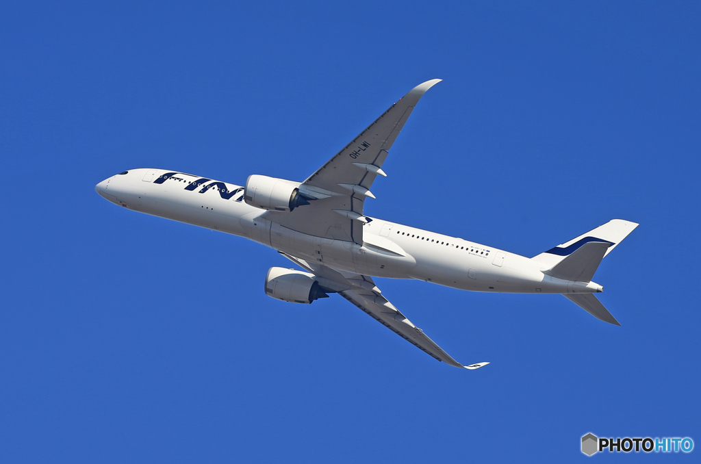 「あおいそら」FINNAIR A350-91 OH-LWI Takeoff